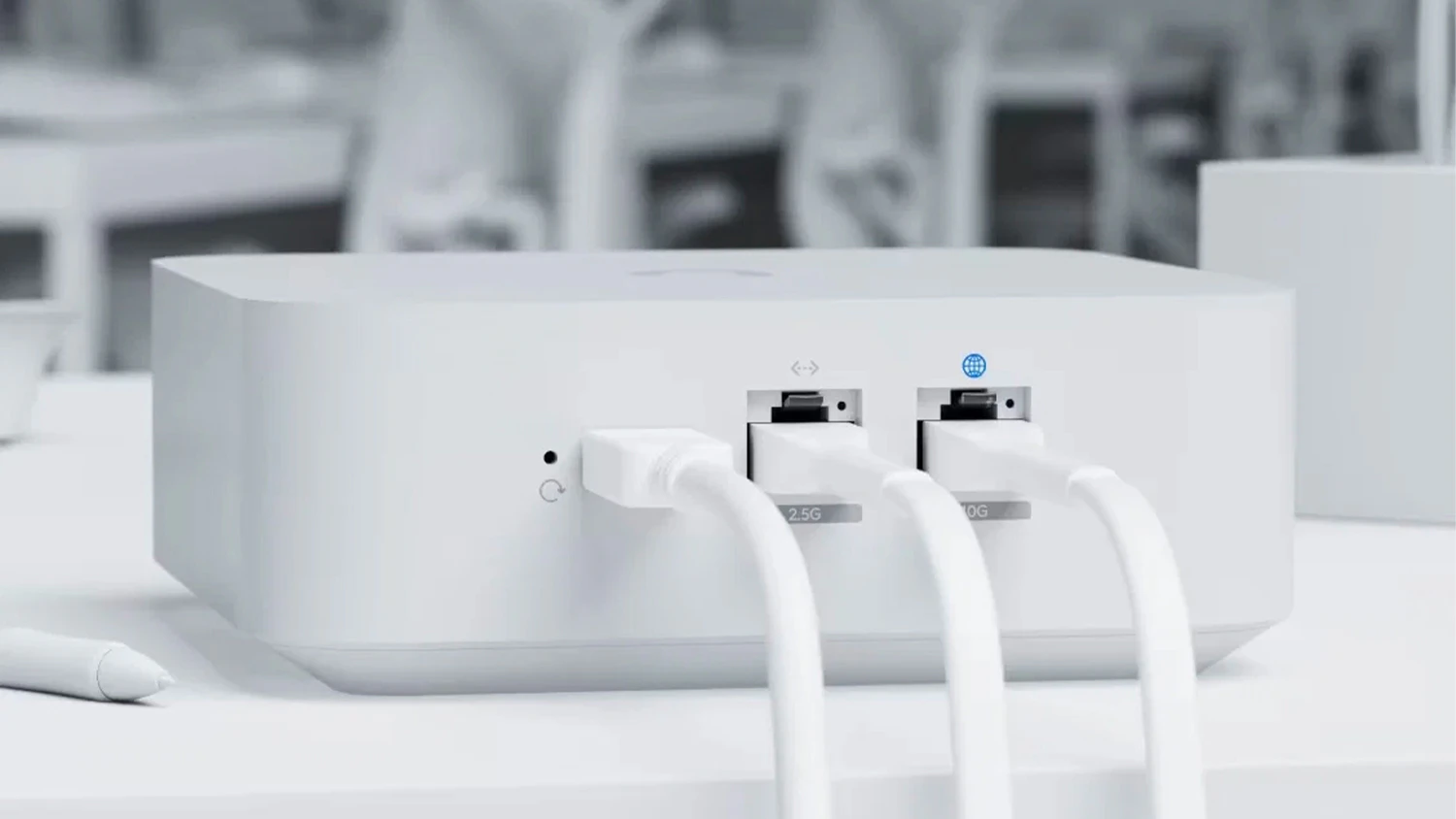 Router Ubiquiti UniFi Express 7 v interiéri