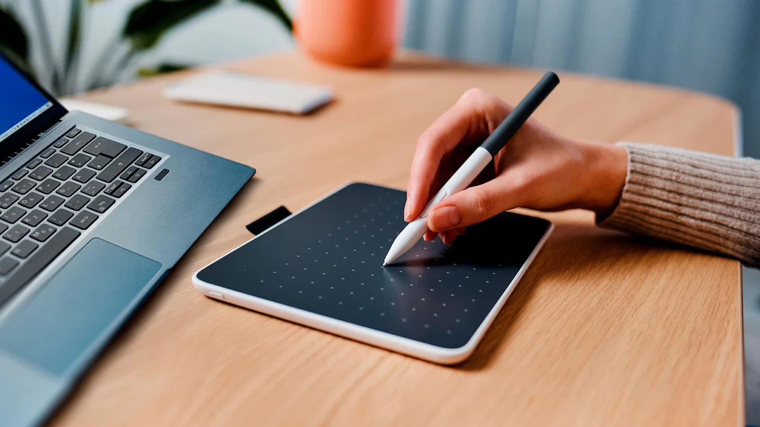 Psaní na grafickém tabletu Wacom S