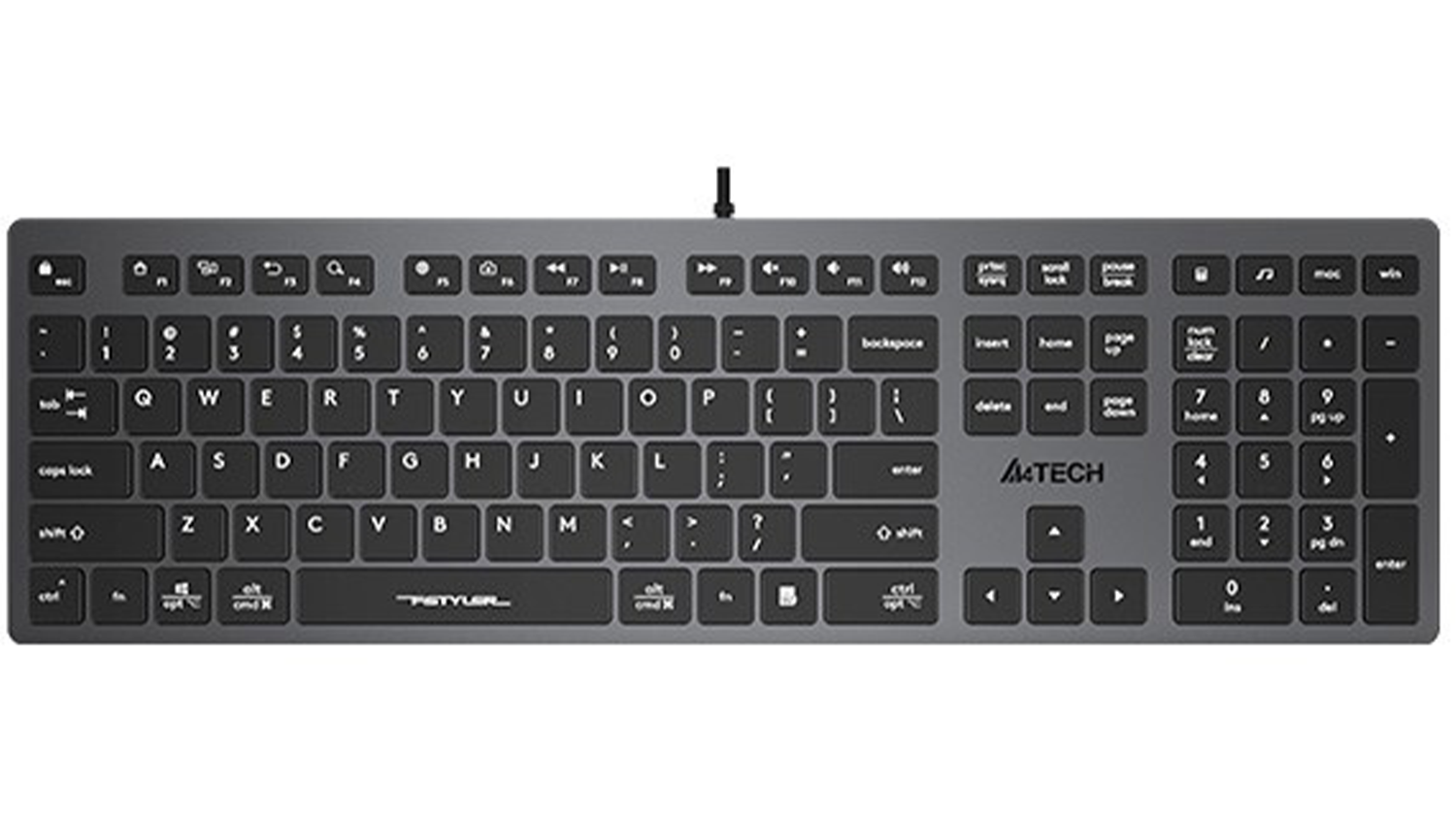 PC klávesnica A4tech Fstyler FX50 CZ Grey