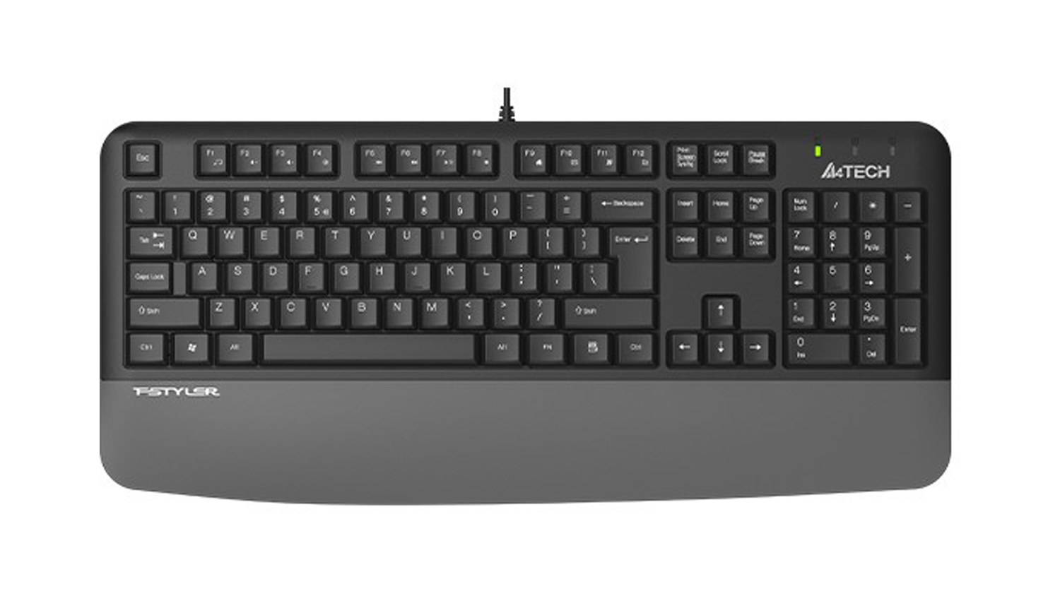 Multimedi&aacute;lna kl&aacute;vesnica A4Tech FK20 CZ/US siv&aacute;