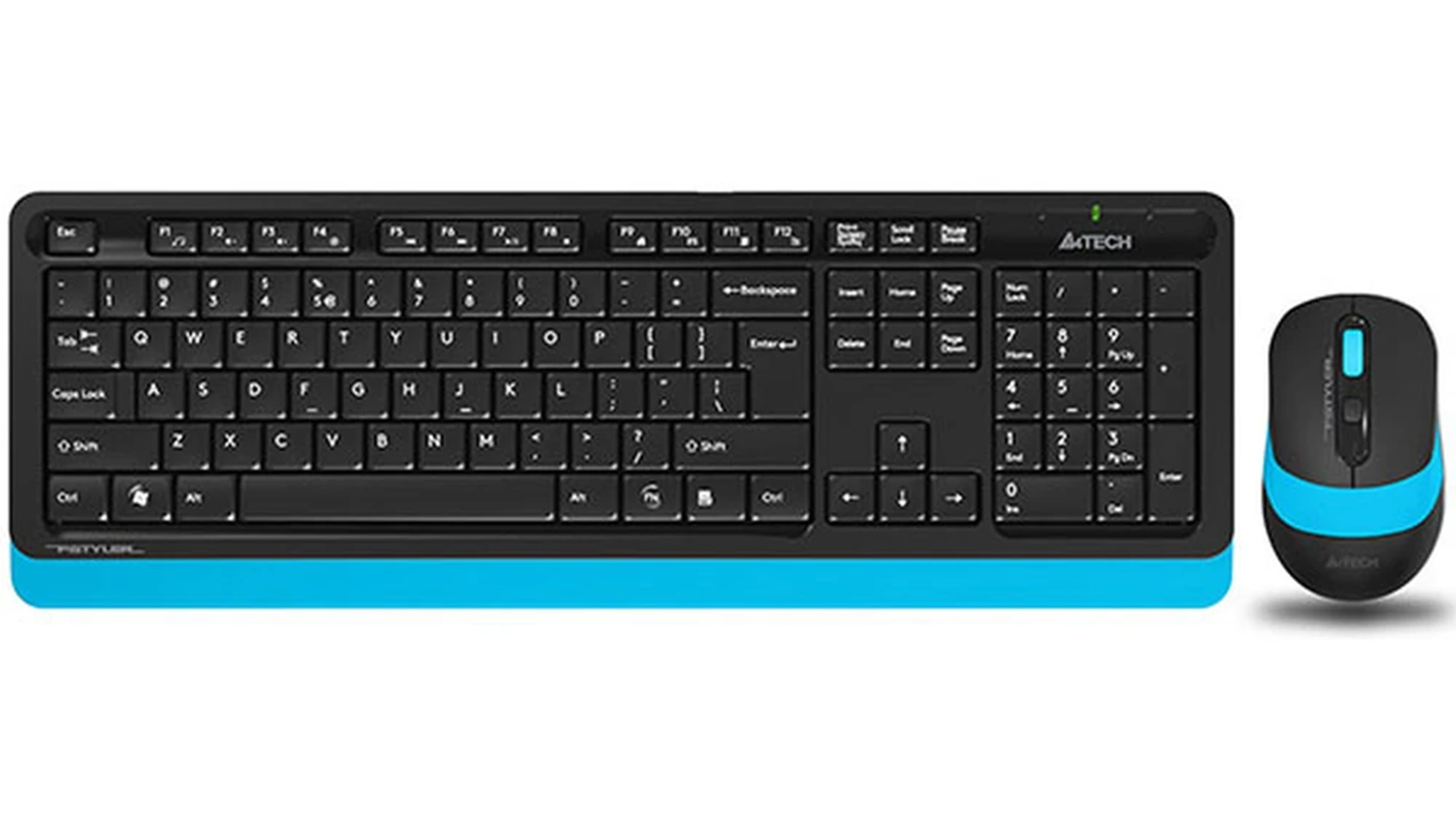 S&uacute;prava kl&aacute;vesnice a my&scaron;i A4tech Fstyler FG1010 Black/Blue CZ