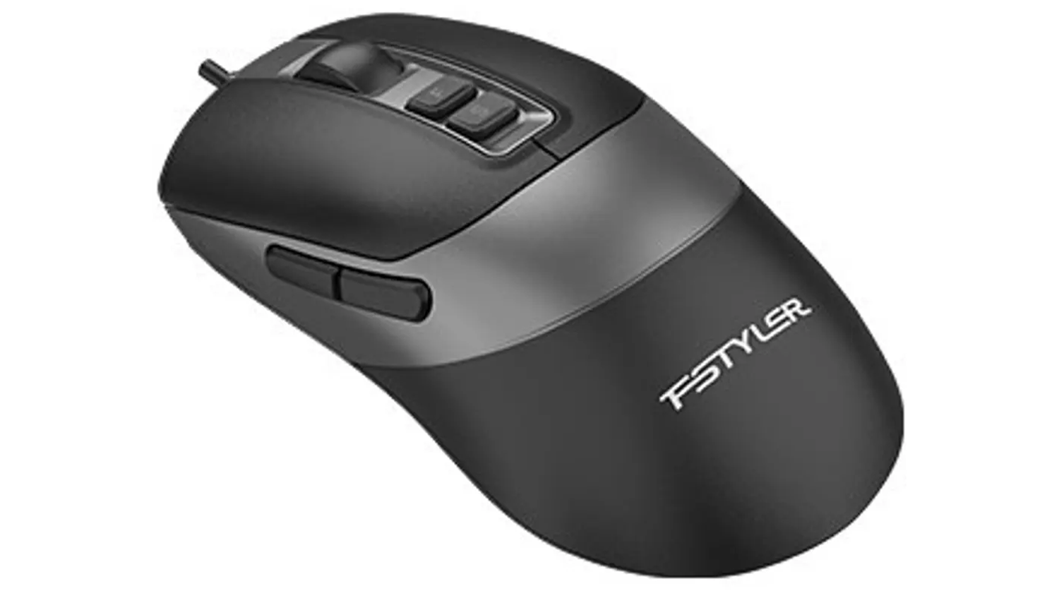 PC myš A4Tech Fstyler FM50 Plus Black, boční pohled