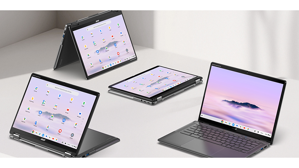 Notebook Acer Chromebook Plus Spin 514 a přeměna na tablet_02