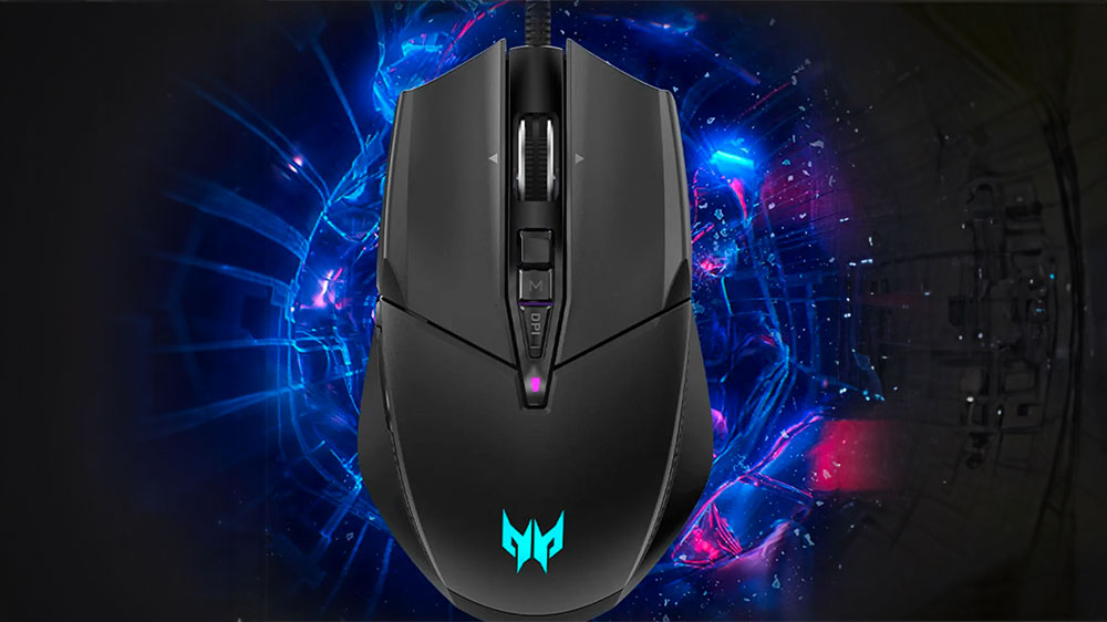 Herná myš Acer – pohľad zhora_02