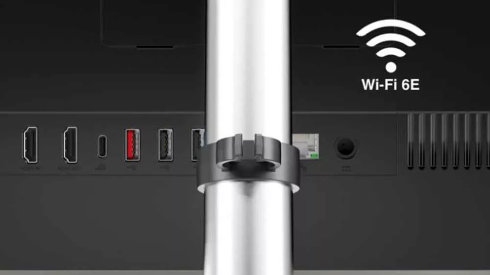 Porty na počítači Acer a logo Wi-Fi 6_05