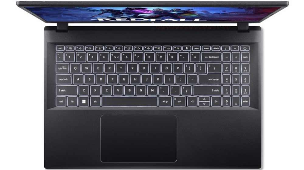 Podsvietená klávesnica notebooku Acer Nitro V 15_04