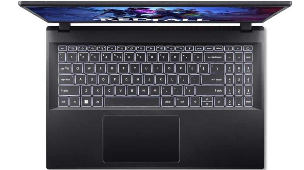 Podsvícená klávesnice notebooku Acer Nitro V 15_04