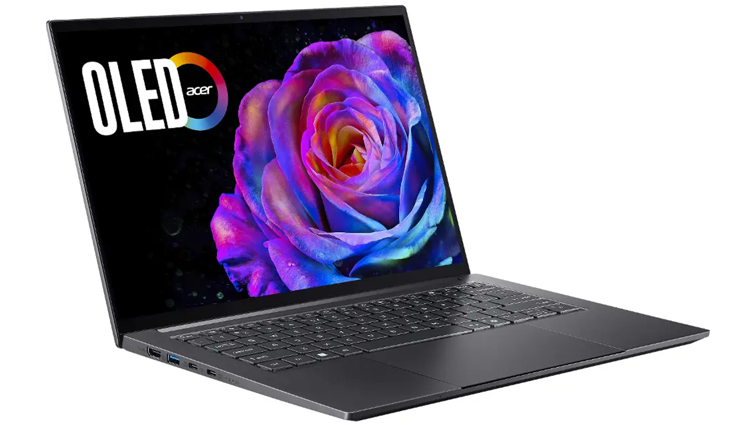 Notebook Acer – pohled ze strany