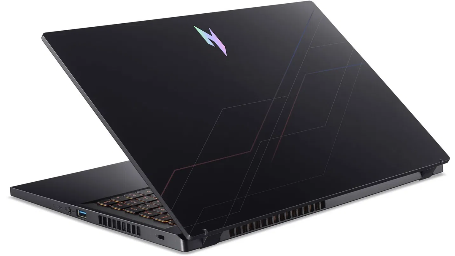 Šasi notebooku Acer – pohľad zozadu