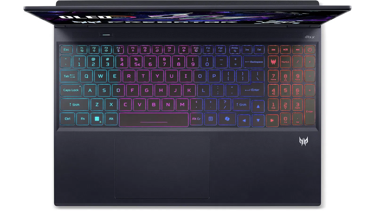 Šasi notebooku Acer – pohľad zozadu