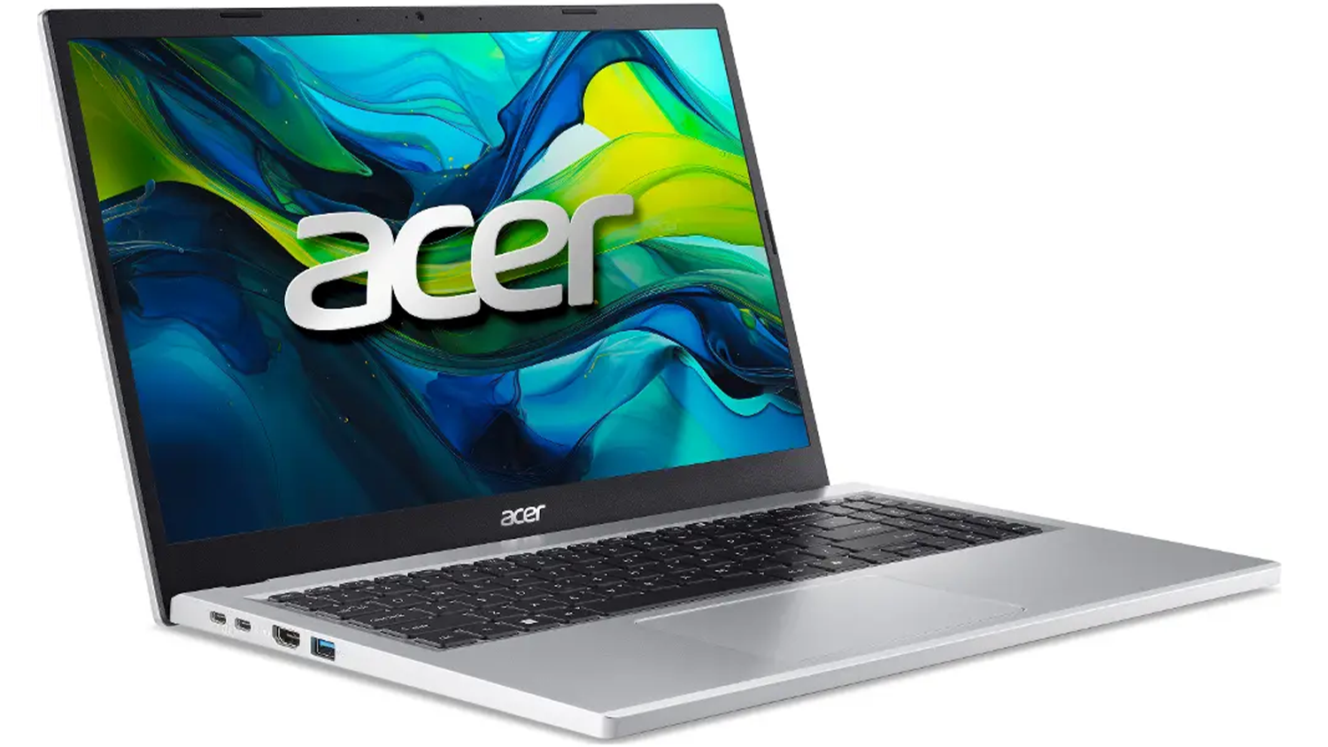 Notebook Acer Aspire Go 15 AG15-42P-R1J9 pohled šikmo zepředu