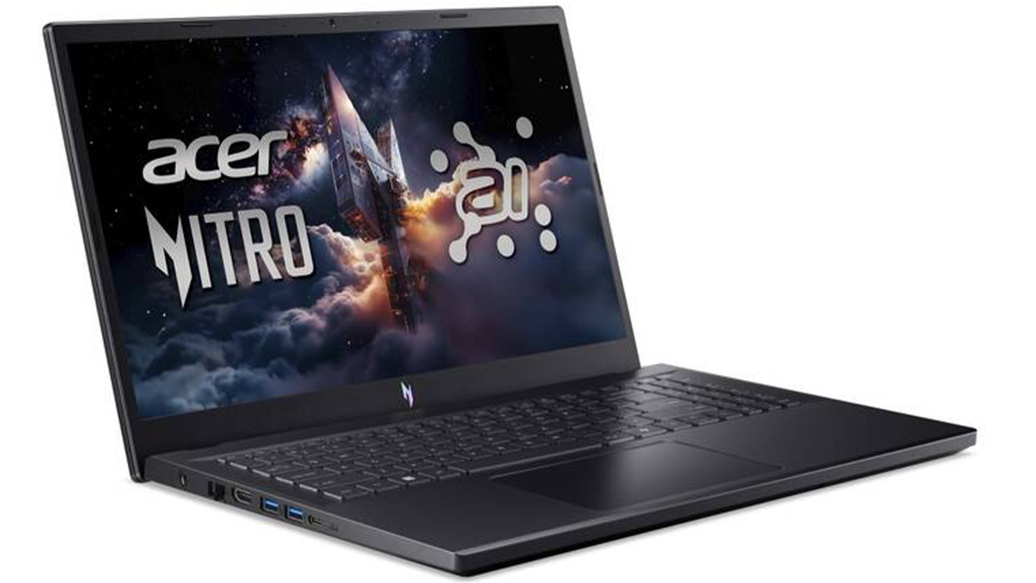 Notebook Acer Nitro V 15 AI ANV15-42-R464 pohľad &scaron;ikmo spredu