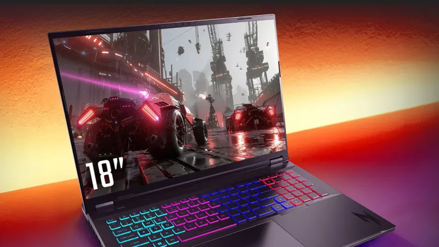 Notebook Acer Nitro 18 AI AN18-61-R3KG s farebným pozadím