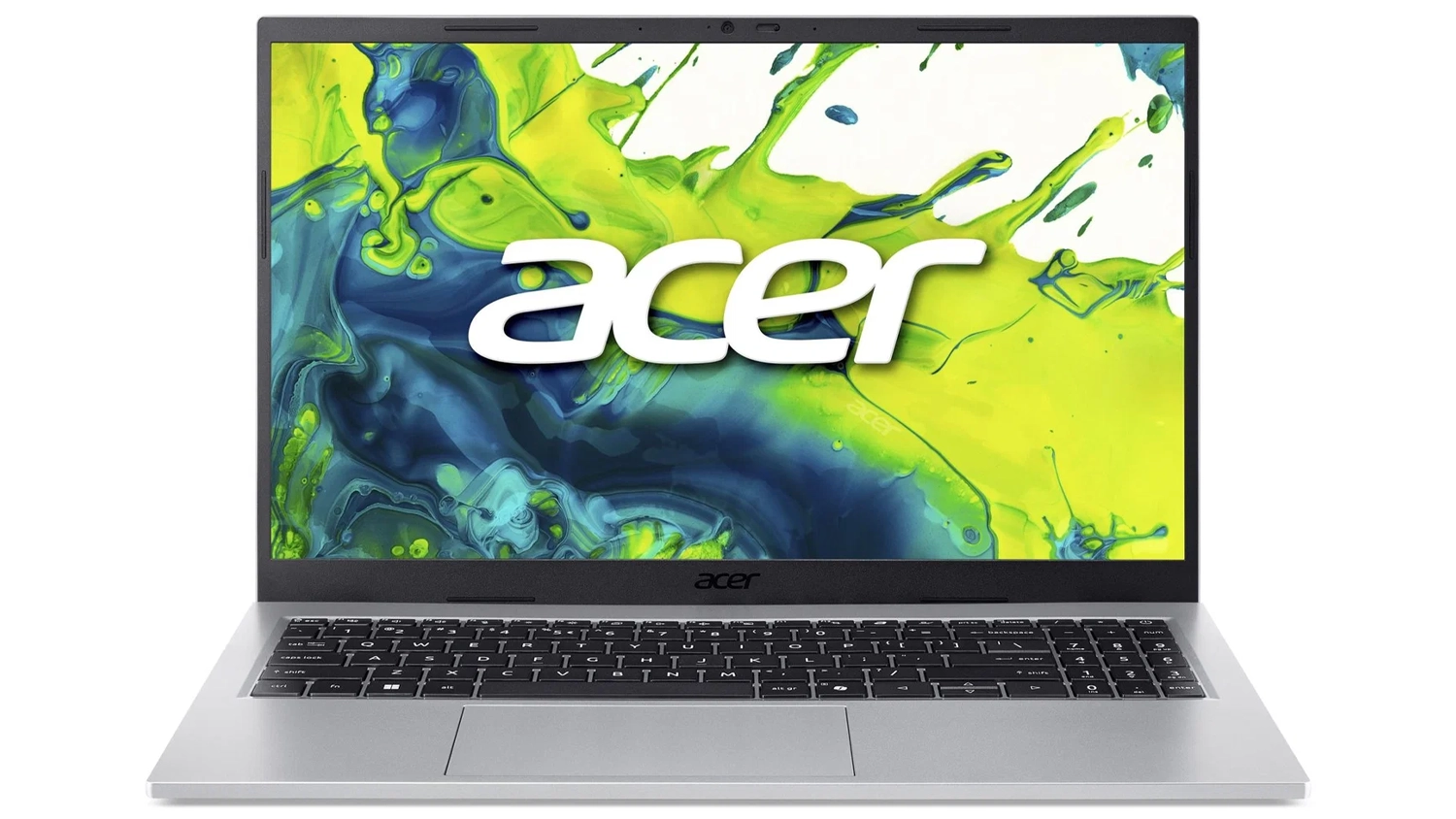 Notebook Acer – pohľad na displej notebooku
