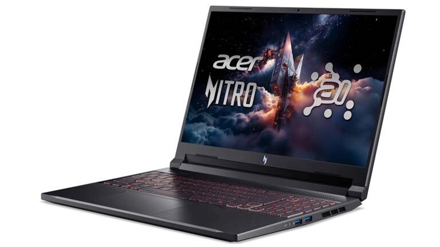 Acer Nitro V 16 – pohled na displej