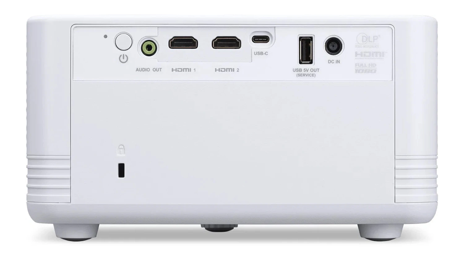 Zadná strana projektora Acer PD1510i