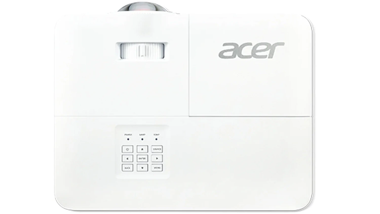 Zadn&aacute; strana projektora Acer H6518STi