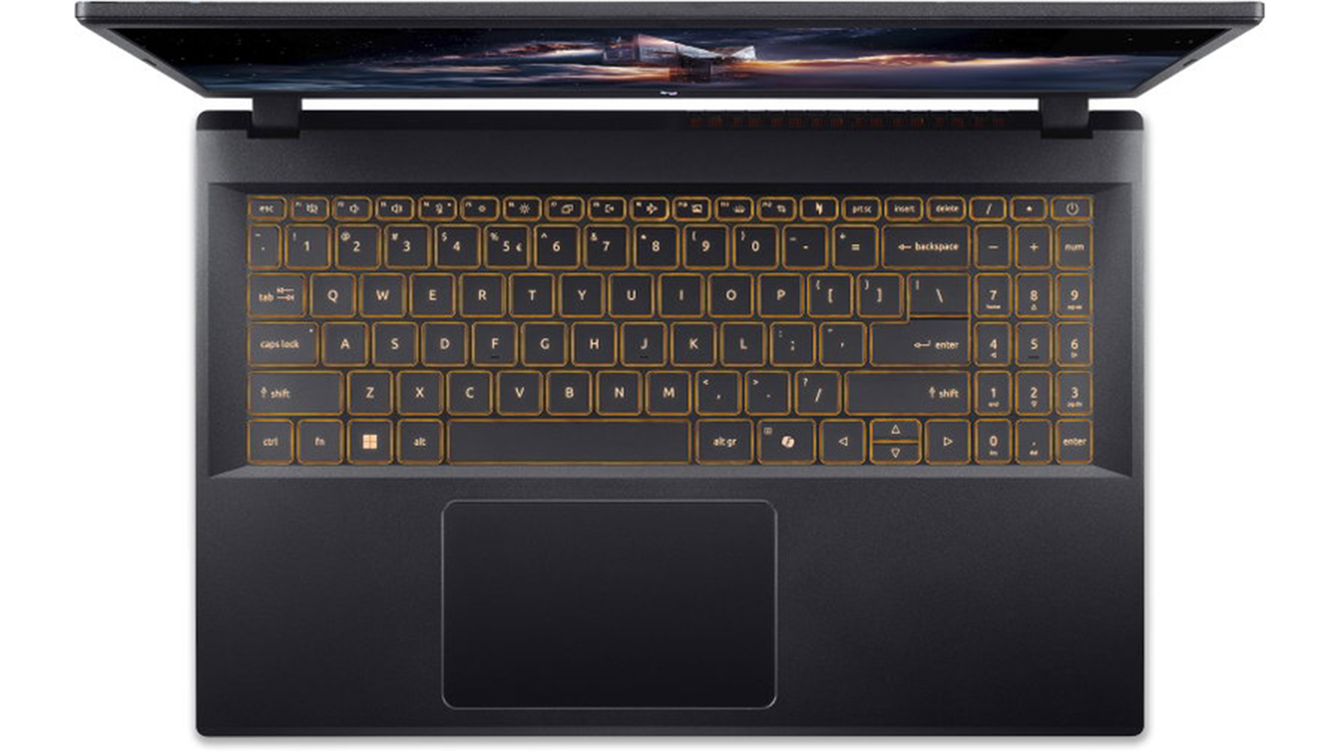 Podsvícená klávesnice notebooku Acer Nitro V 15