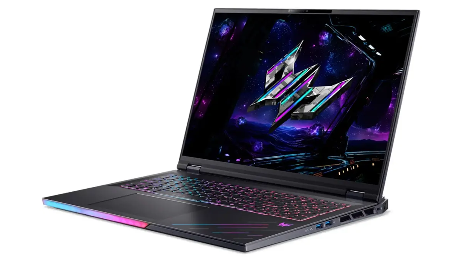 Notebook Acer – pohled z boku