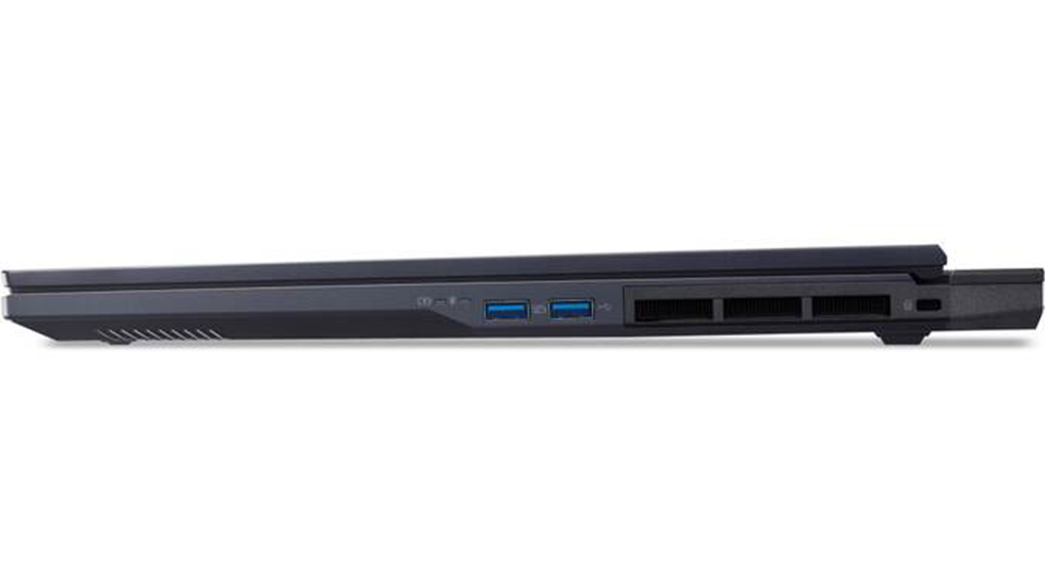Notebook Acer – pohľad zboku