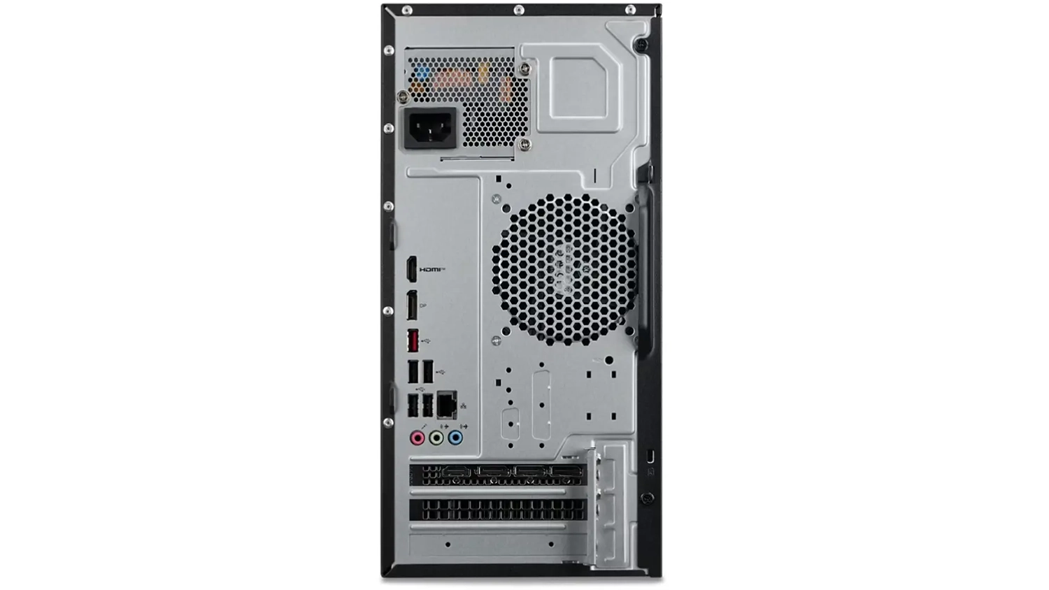 Porty na zadn&iacute; straně poč&iacute;tače Acer Aspire TC-1860