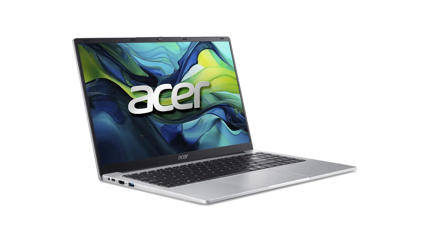 Pohľad &scaron;ikmo spredu na notebook Acer Aspire Lite 15