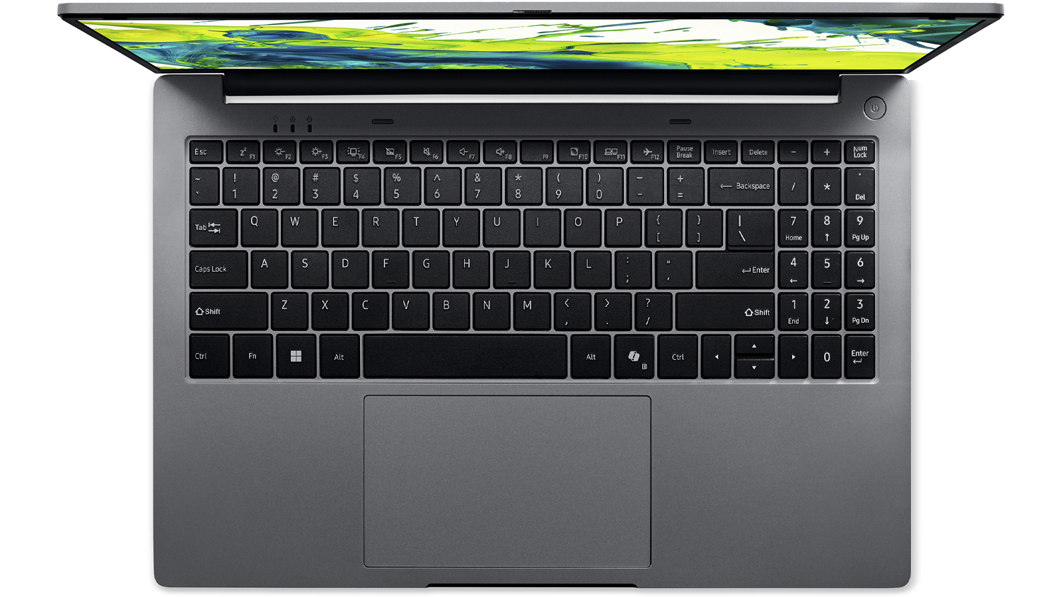Pohľad zboku na notebook Acer Aspire Lite 15