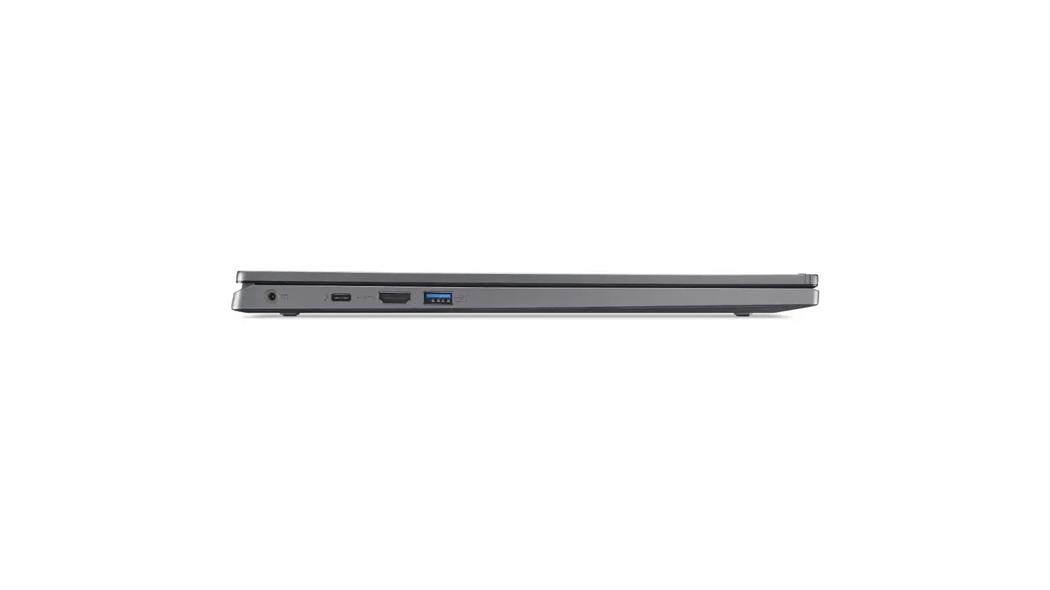 Pohled ze strany na notebook Acer Aspire 17