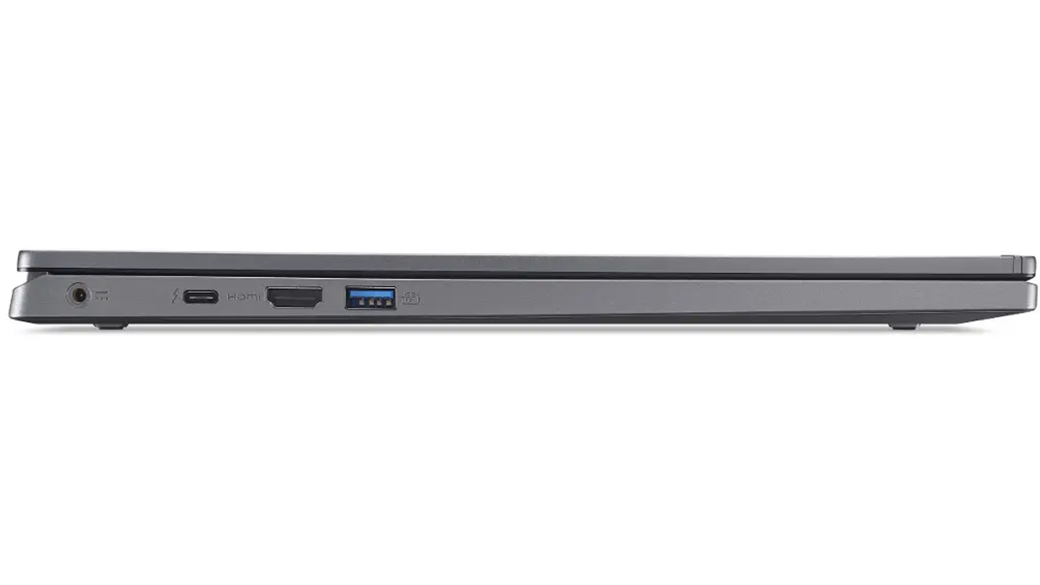 Pohled ze strany na notebook Acer Aspire 17
