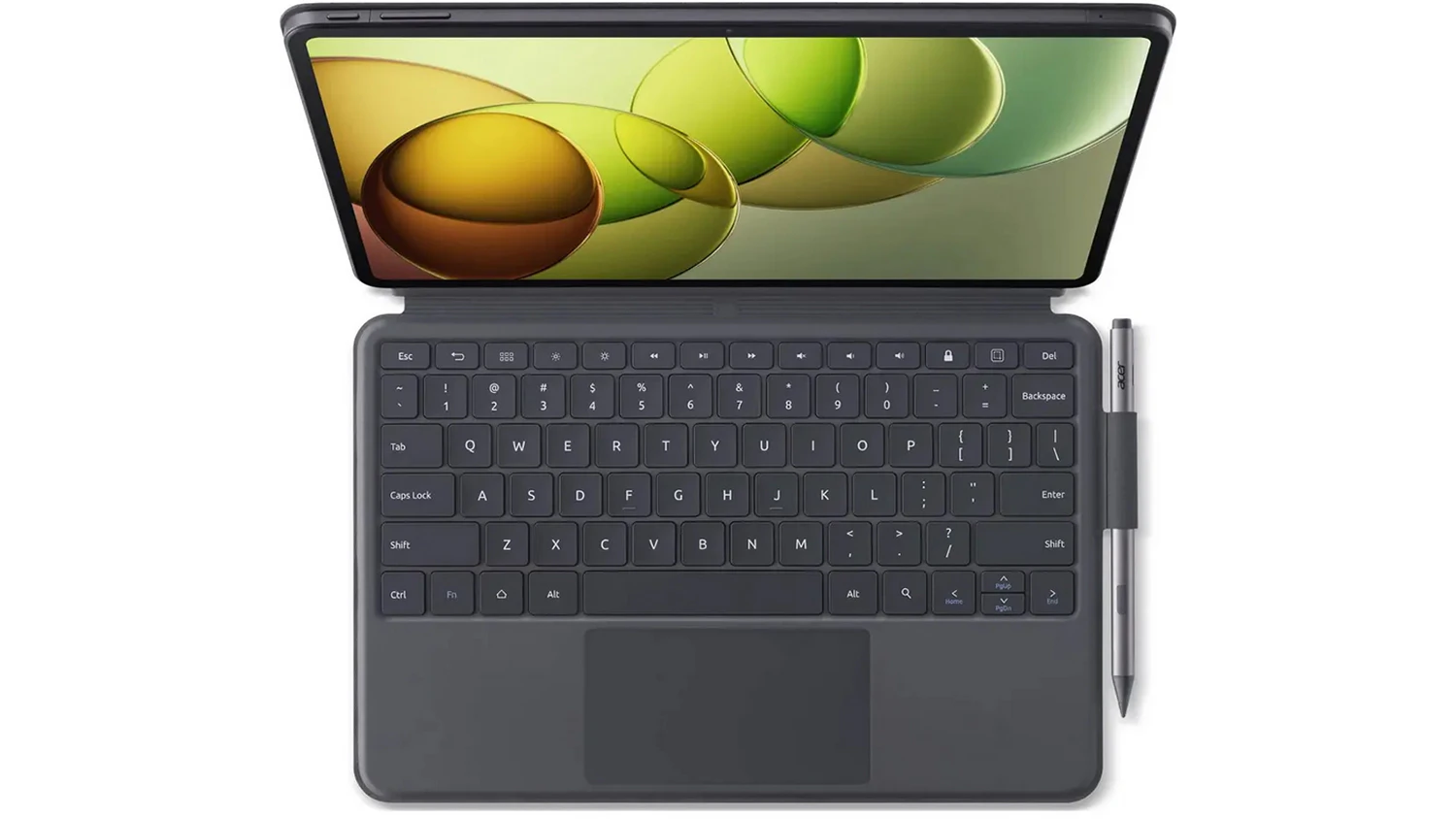 Zadná strana tabletu Acer