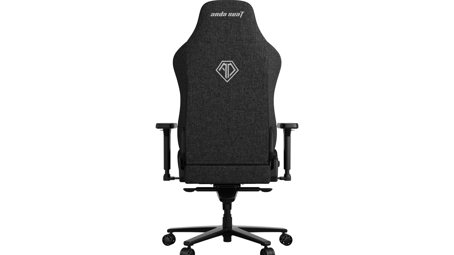 Herná stolička AndaSeat Phantom 4 Pro Black Fabric zozadu