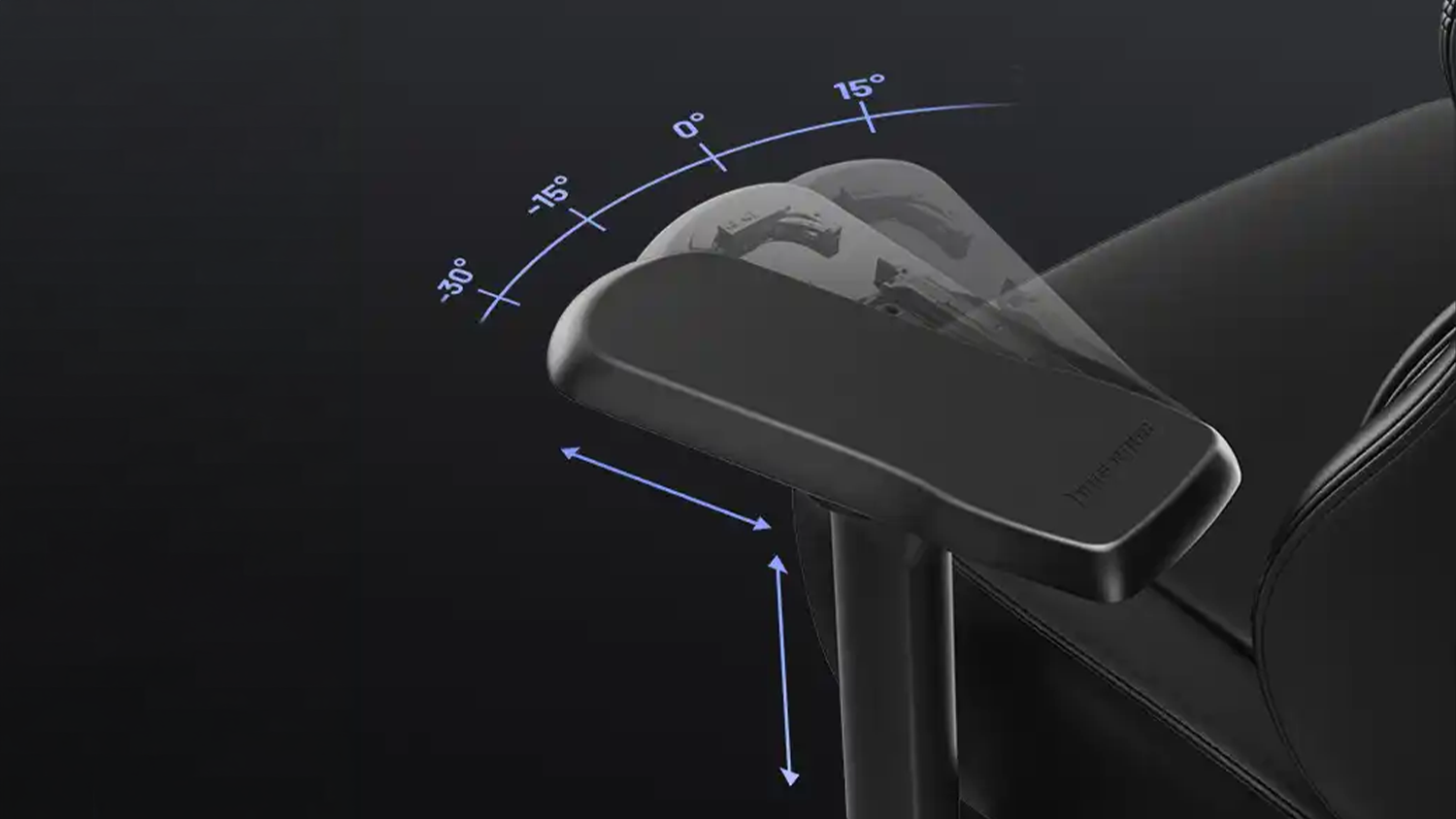Nastaviteľné podrúčky kresla Andaseat Phantom 4