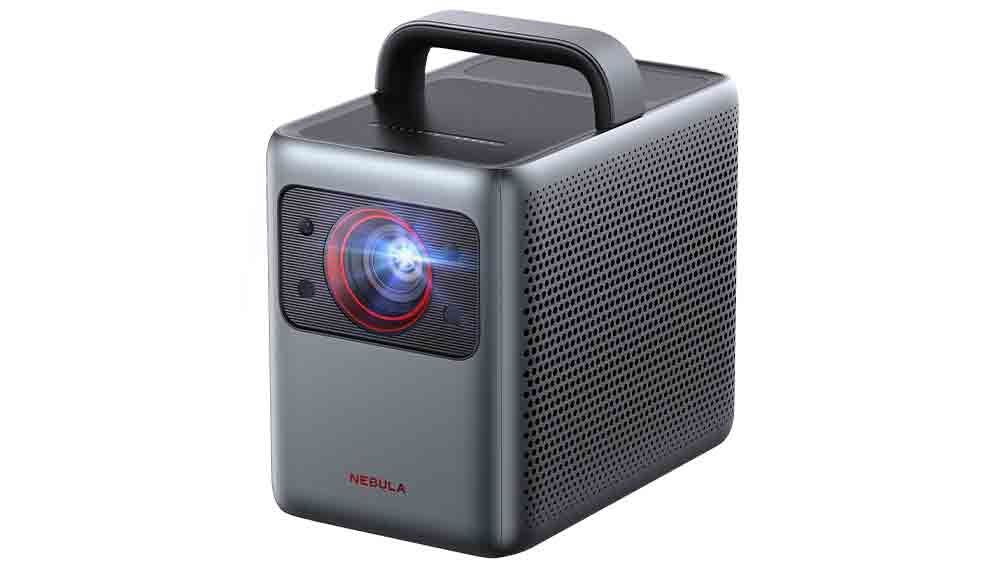 Projektor Anker Nebula Cosmos Laser 4K zboku