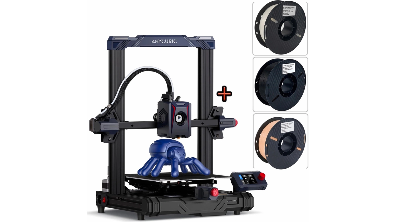 3D tisk&aacute;rna Anycubic Kobra 2 Neo s hotov&yacute;m v&yacute;robkem