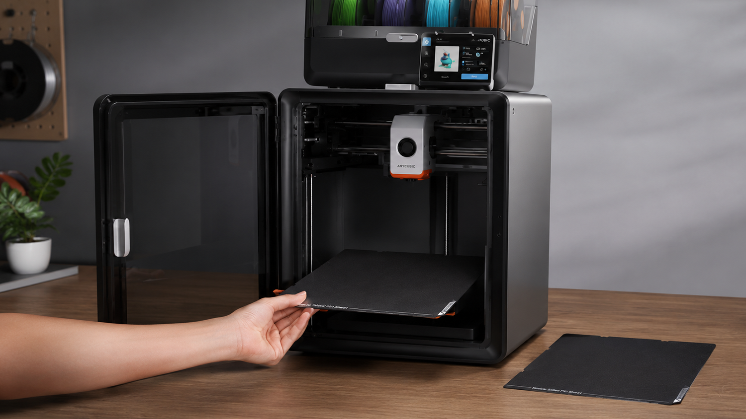 Výmena podložky Anycubic PEI Spring Steel