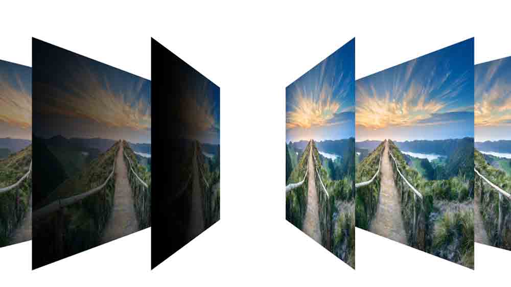 LCD Monitory AOC Q27V4EA v různých světelných režimech_03