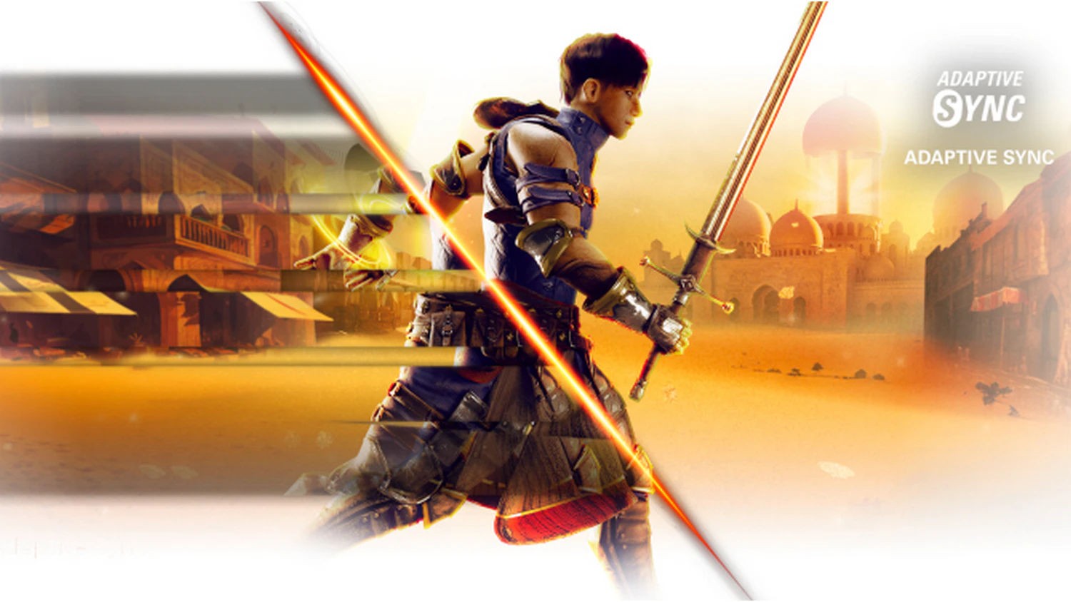 Porovnanie obrazu s a bez Adaptive Sync