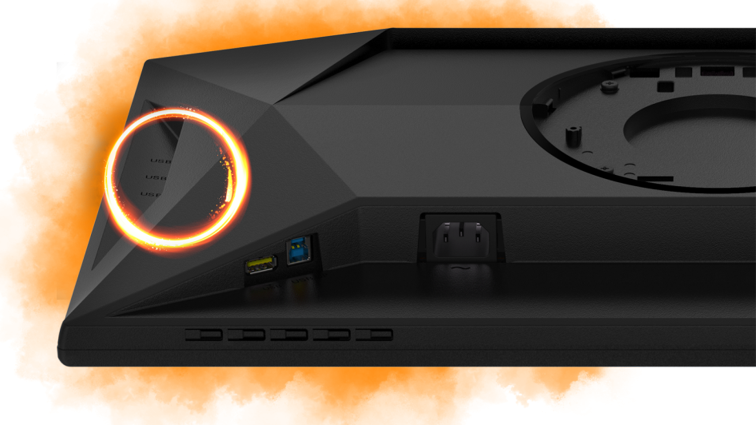 Detail o USB hube AOC monitora 25G4SXU