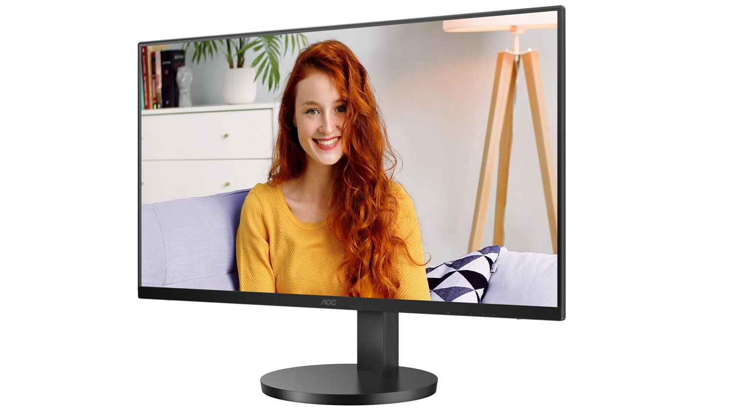 Monitor AOC U27B3AF čierny spredu