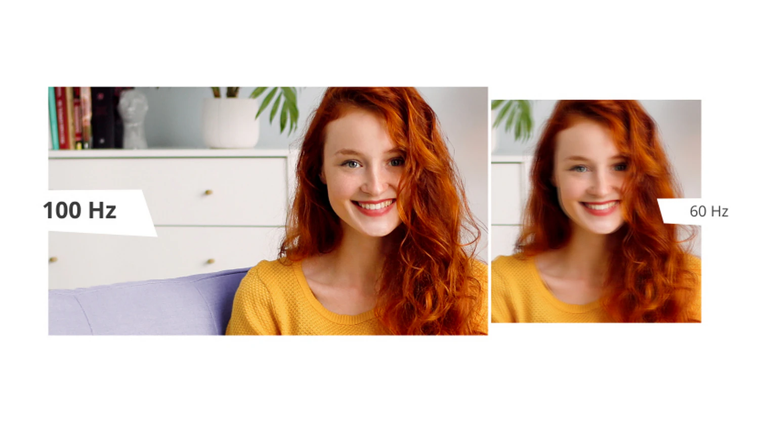 Porovnanie frekvenci&iacute; 100 Hz a 60 Hz