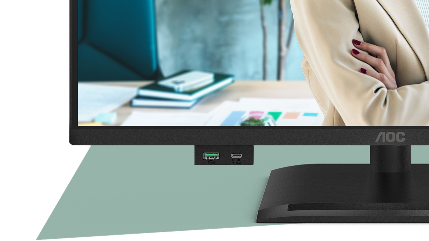 USB rozbočovač monitoru AOC 24P4CV