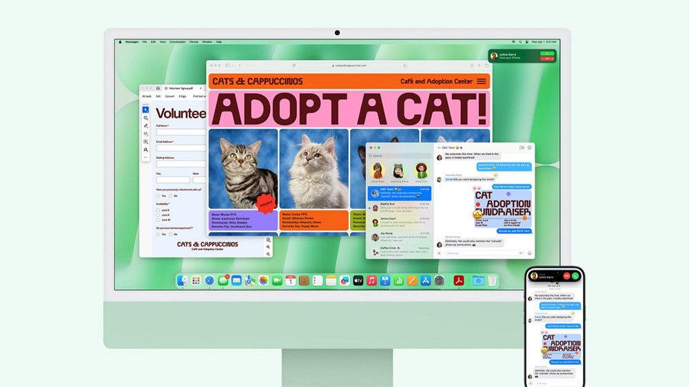Propojení iPhonu a počítače Apple iMac_04