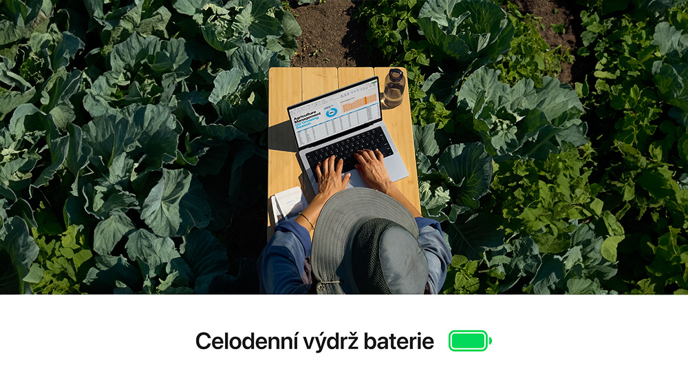 Vysoká výdrž notebooku MacBook Pro M4 Max.