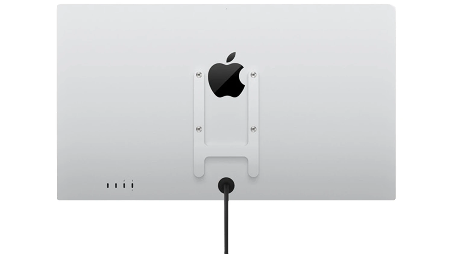 Zadn&iacute; strana monitoru Apple Studio Display 2026