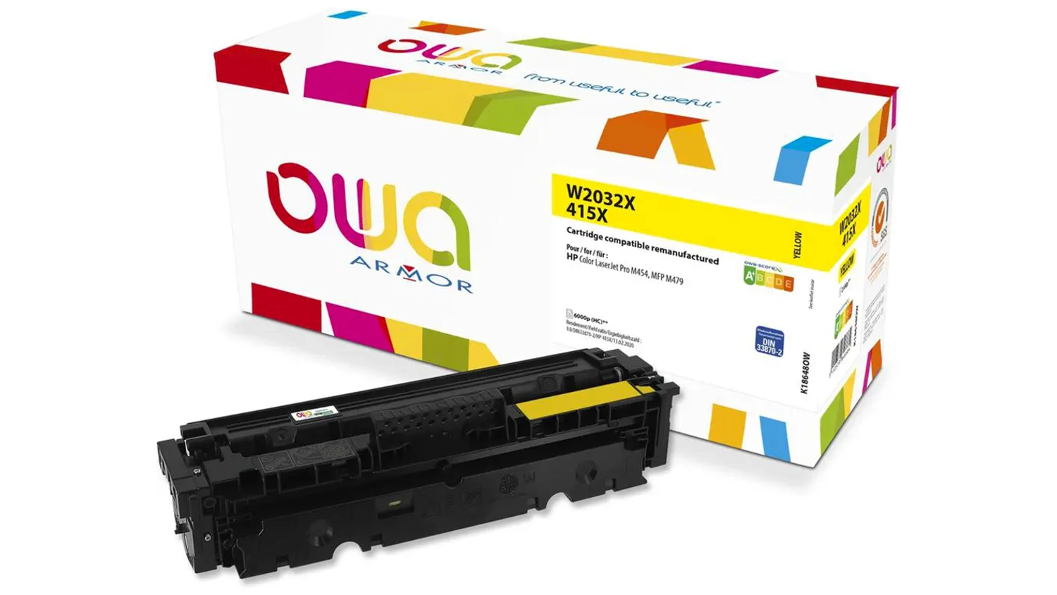 Toner Armor W2032X žlutá