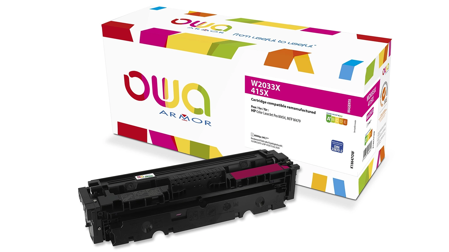 Tonerová kazeta Armor OWA W2033X Magenta