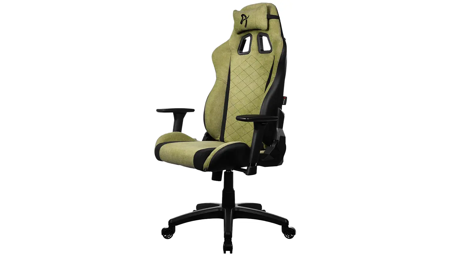 Herné kreslo Arozzi Avanti Soft Fabric, Moss Green