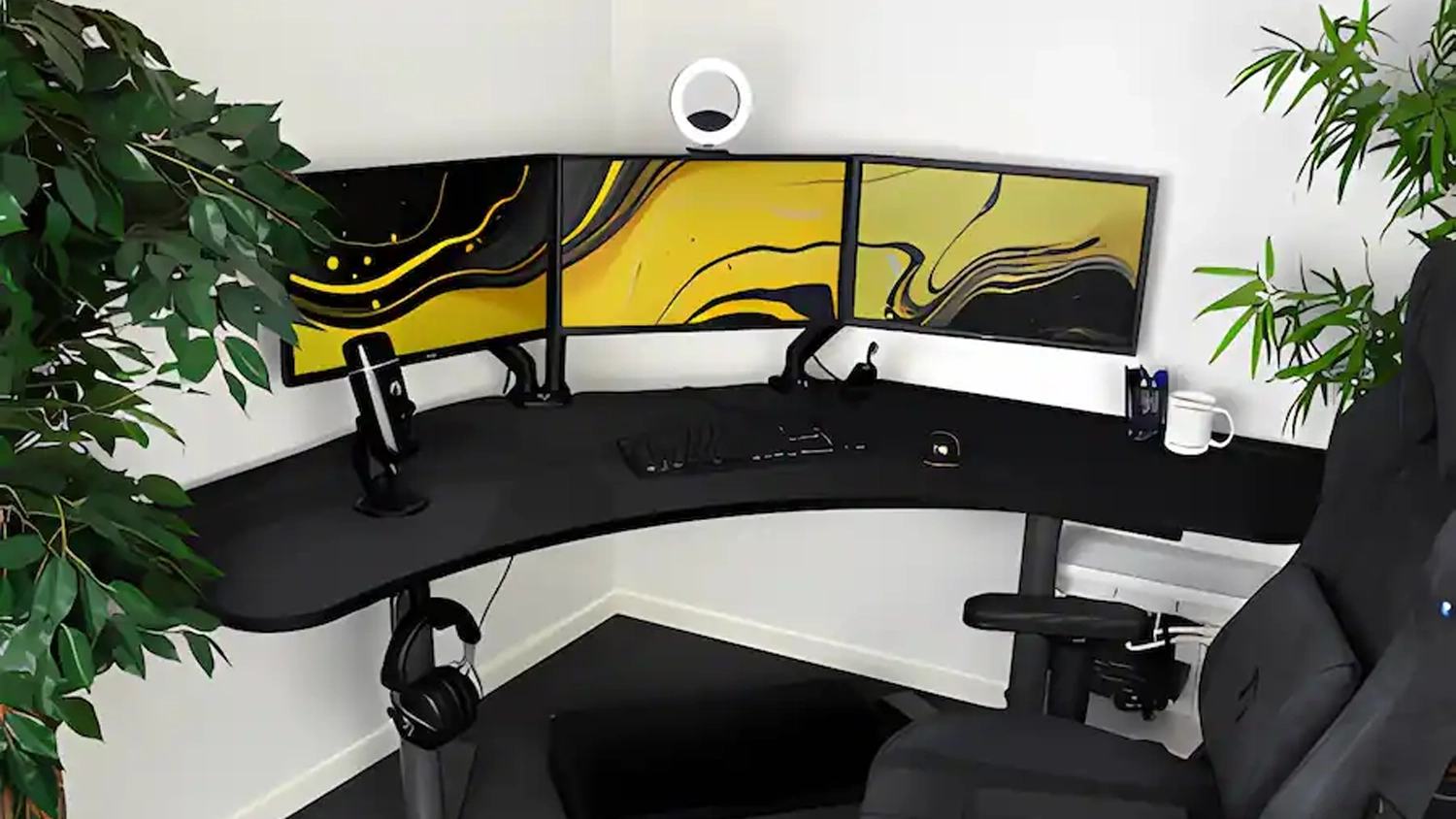 Ochranná podložka na stôl Arozzi Arena Angelo DeskPad na stole