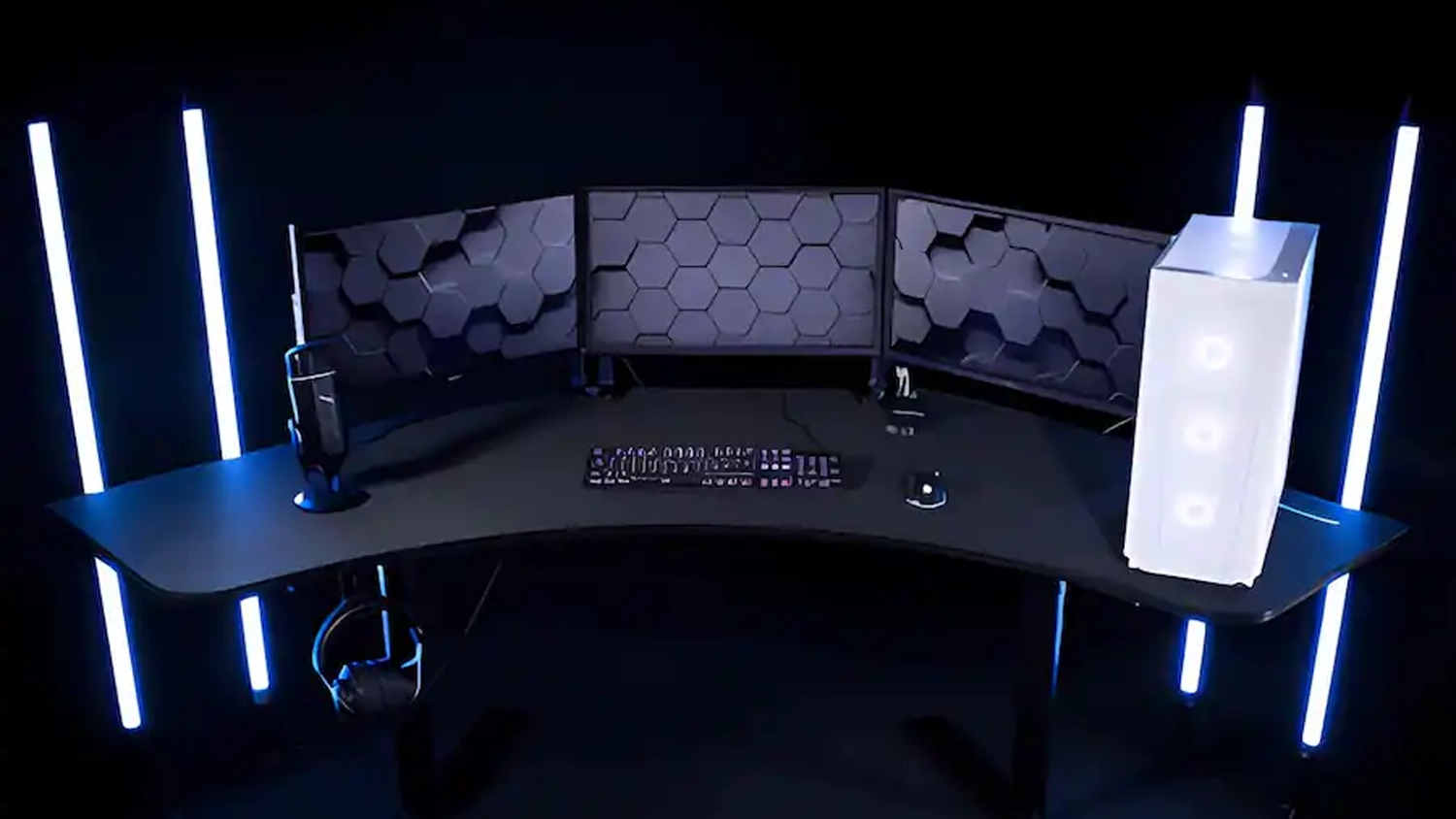 Ochranná podložka na stôl Arozzi Arena Angelo DeskPad na stole s elektronikou