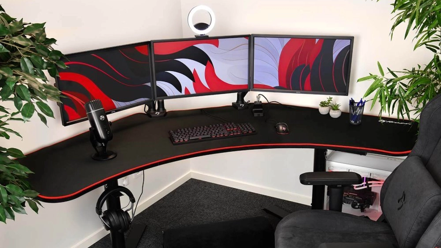 Ochranná podložka na stôl Arozzi Arena Angelo DeskPad na stole